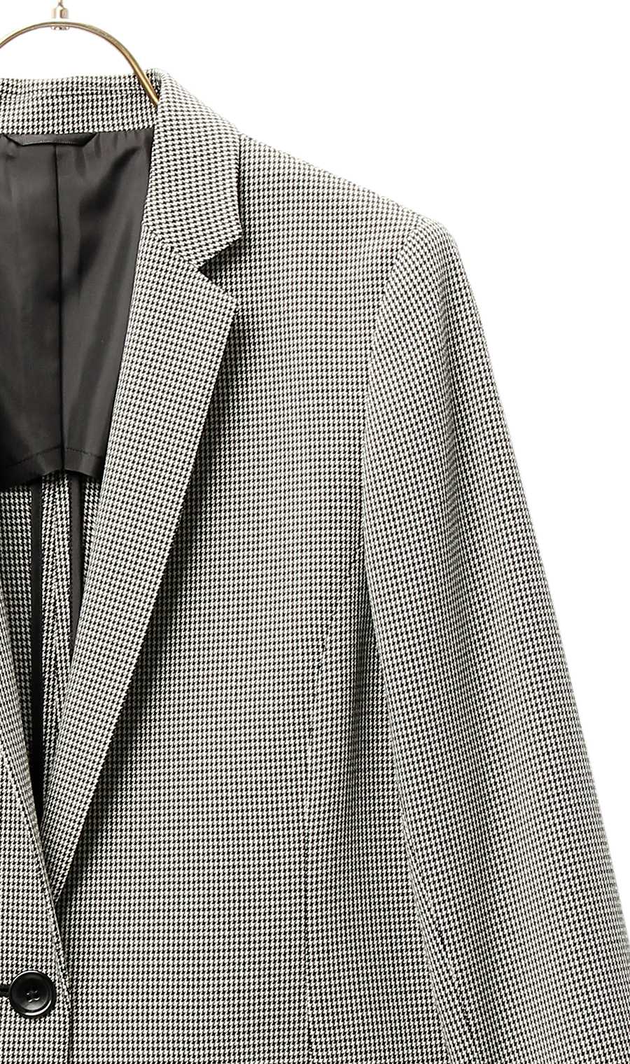 【訳アリ商品】1ボタンテーラードジャケット【セットアップ着用可】 グレー 5号