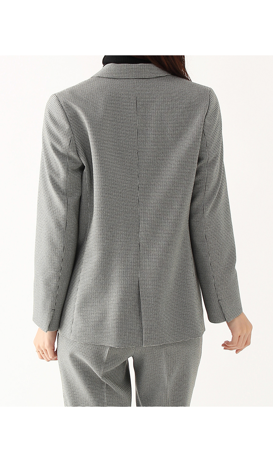 【訳アリ商品】1ボタンテーラードジャケット【セットアップ着用可】 グレー 5号