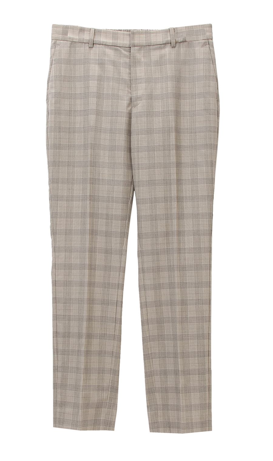 【訳アリ商品】ノータックテーパードパンツ【セットアップ着用可】【裾上げ済み】 ベージュ 7号