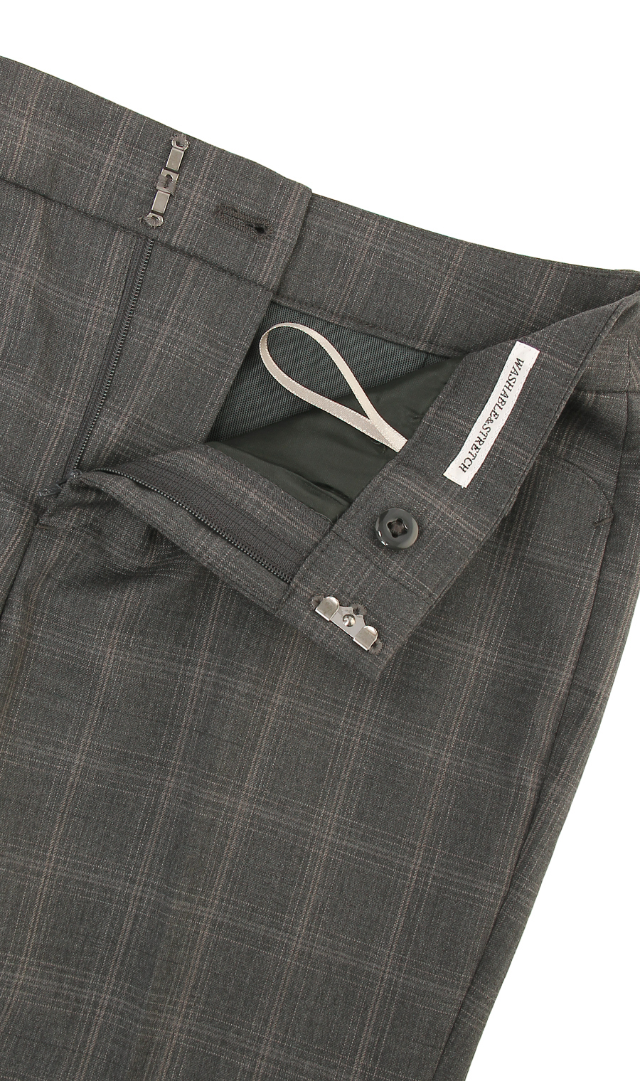 【訳アリ商品】テーパードパンツ【セットアップ着用可】【裾上げ済み】 グレー 21号