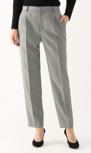 【訳アリ商品】ワンタックテーパードパンツ【セットアップ着用可】【裾上げ済み】