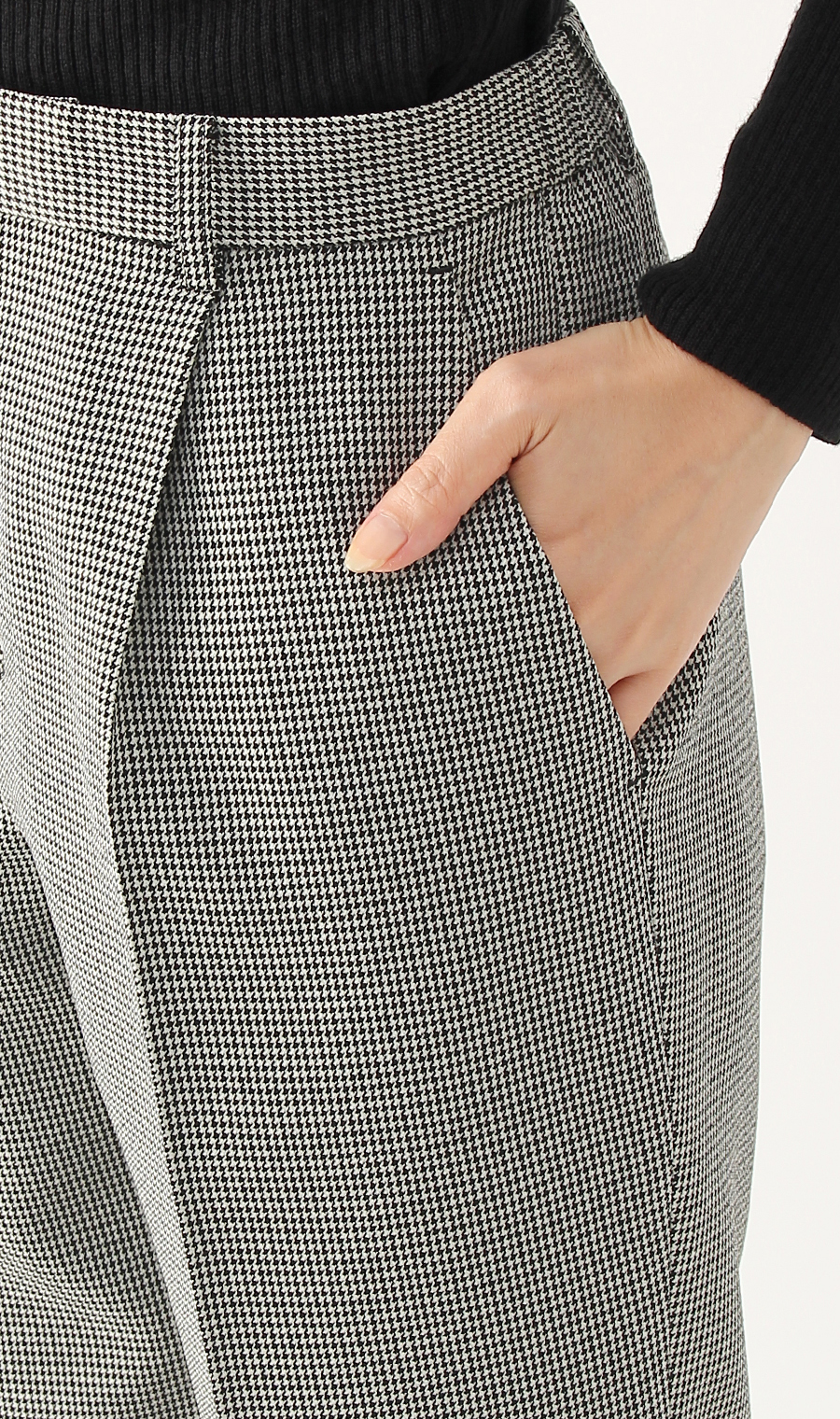 【訳アリ商品】ワンタックテーパードパンツ【セットアップ着用可】【裾上げ済み】 グレー 7号