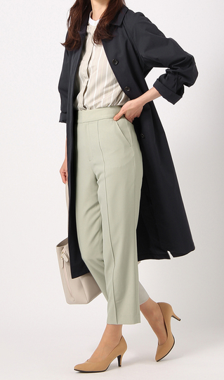 【訳アリ商品】ステンカラーコート【撥水加工】