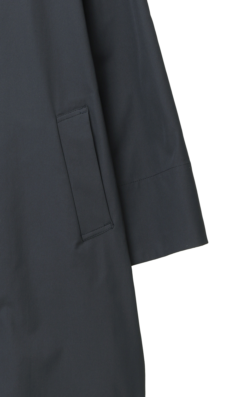 【訳アリ商品】ステンカラーコート【撥水加工】 ネイビー 9号