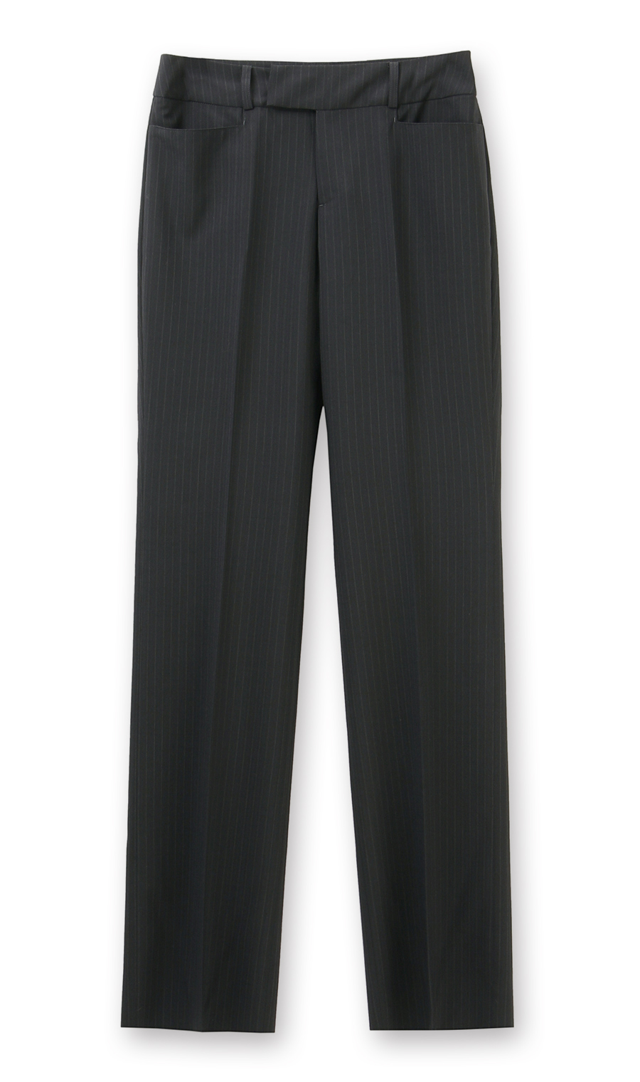 【訳アリ商品】セミフレアパンツ【セットアップ着用可】 ネイビー 15号