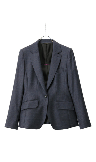 【訳アリ商品】1ボタンテーラードジャケット【イタリア製生地使用】【セットアップ着用可】