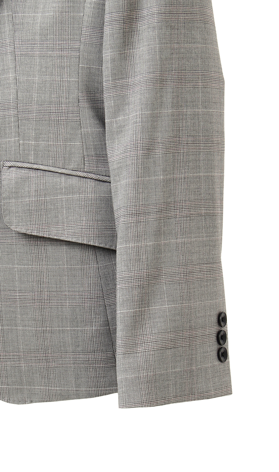 【訳アリ商品】1ボタンテーラードジャケット【イタリア製生地使用】【セットアップ着用可】 グレー 7号