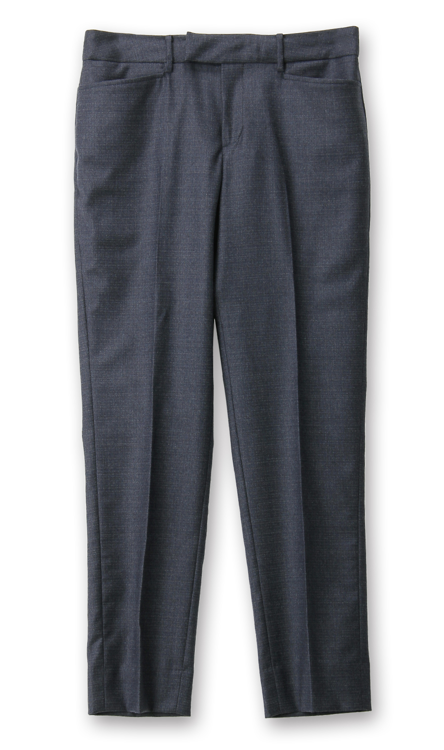 【訳アリ商品】テーパードパンツ【イタリア製生地使用】【セットアップ着用可】【裾上げ済み】 ネイビー 7号