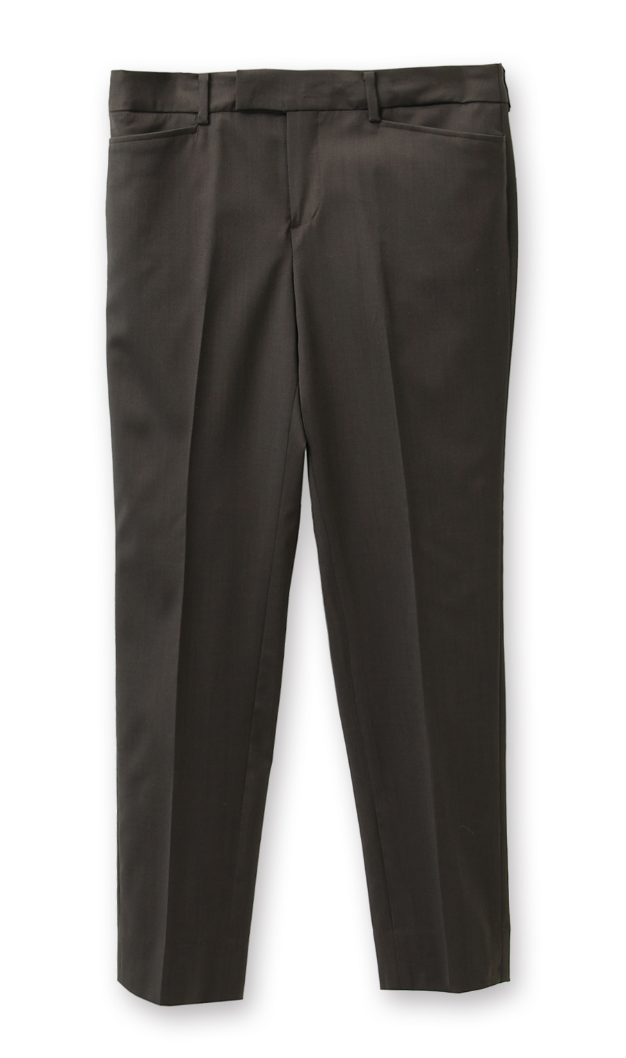 【訳アリ商品】テーパードパンツ【イタリア製生地使用】【セットアップ着用可】【裾上げ済み】 ブラウン 21号