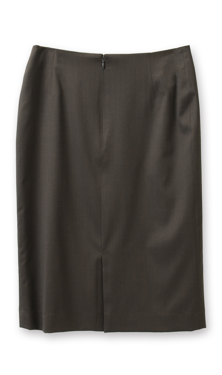 【訳アリ商品】タイトスカート【イタリア製生地使用】【セットアップ着用可】 ブラウン 7号