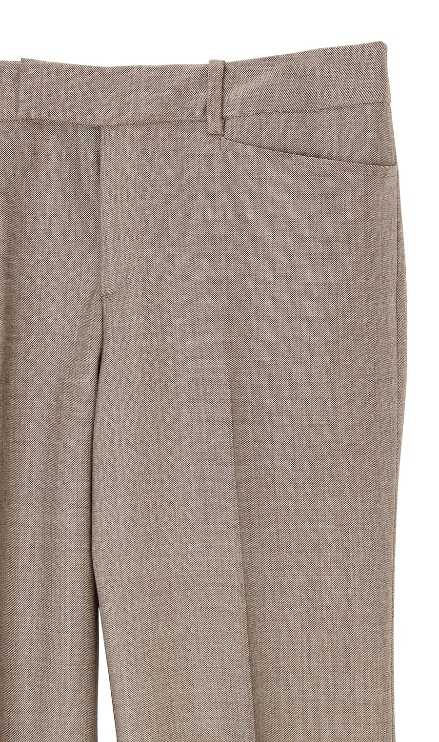 【訳アリ商品】セミフレアパンツ【イタリア製生地使用】【セットアップ着用可】 ベージュ 19号