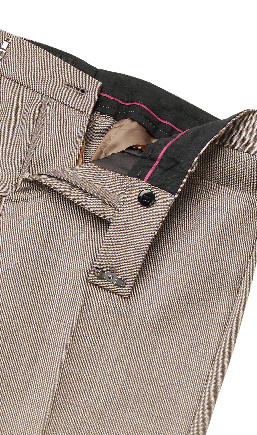 【訳アリ商品】セミフレアパンツ【イタリア製生地使用】【セットアップ着用可】 ベージュ 19号