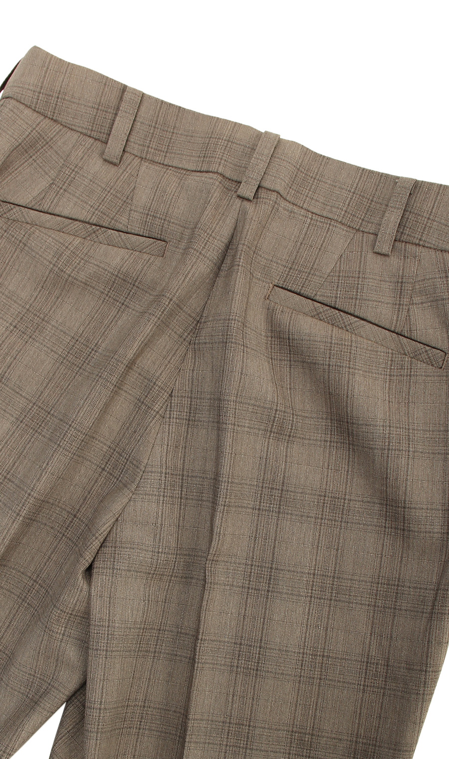 【訳アリ商品】テーパードパンツ【9分丈】【セットアップ着用可】【裾上げ済み】 グレージュ 15号