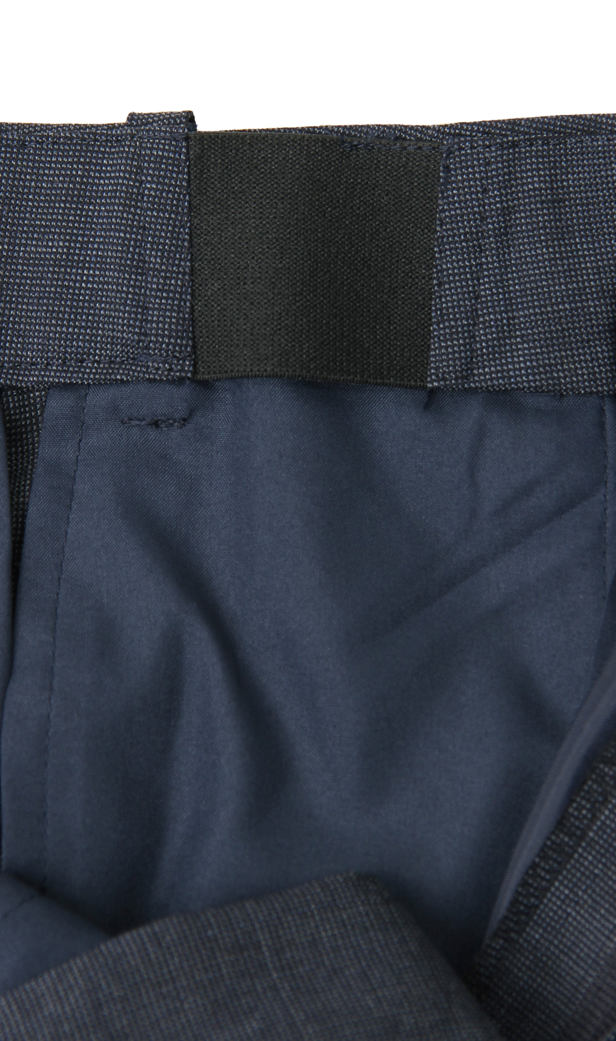 【訳アリ商品】テーパードパンツ【セットアップ着用可】【裾上げ済み】 ネイビー 19号