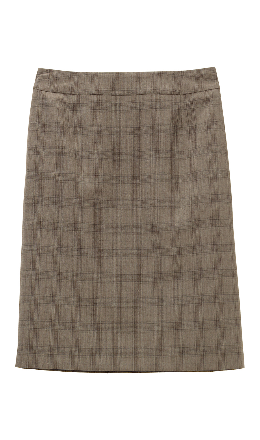 【訳アリ商品】タイトスカート【セットアップ着用可】 グレージュ 17号