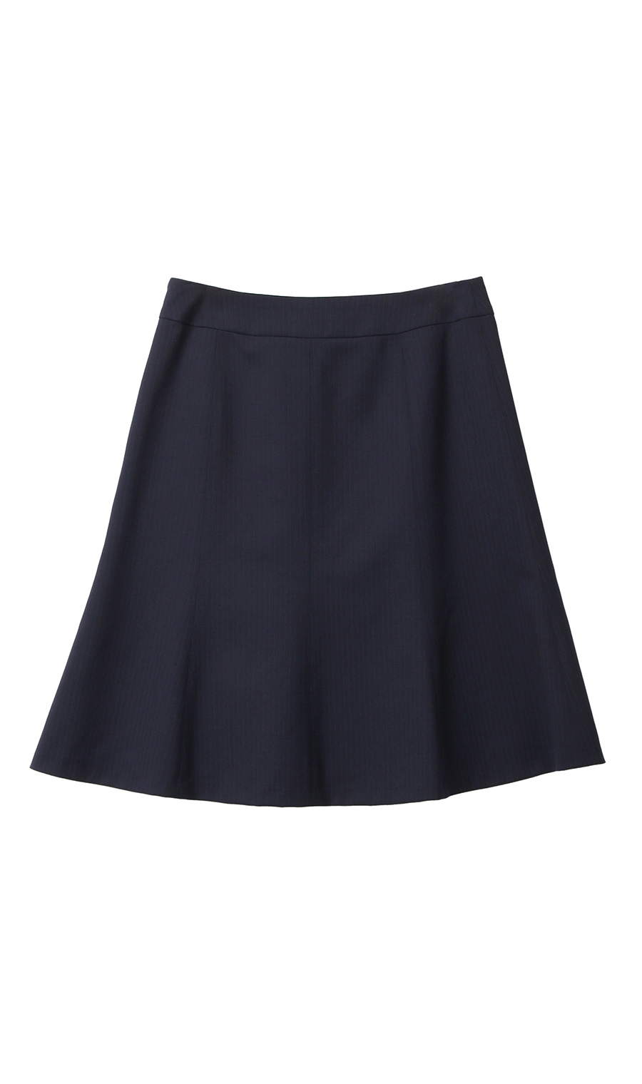 【訳アリ商品】フレアスカート【セットアップ着用可】 ネイビー 15号