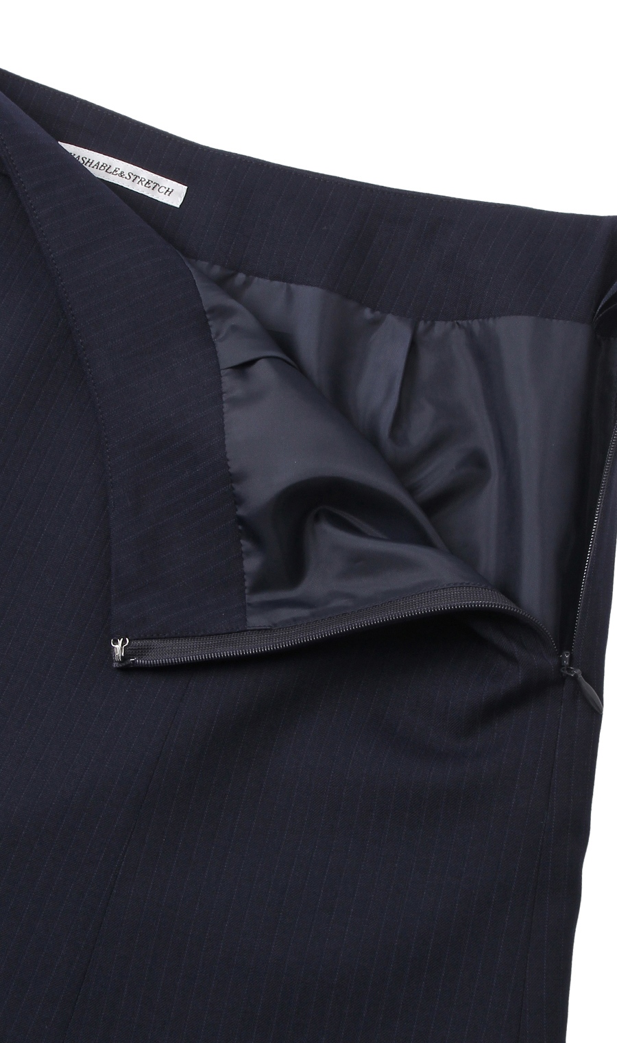 【訳アリ商品】フレアスカート【セットアップ着用可】 ネイビー 15号