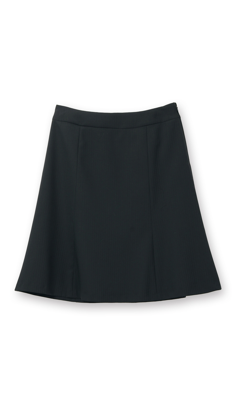 【訳アリ商品】フレアスカート【セットアップ着用可】 ブラック 7号