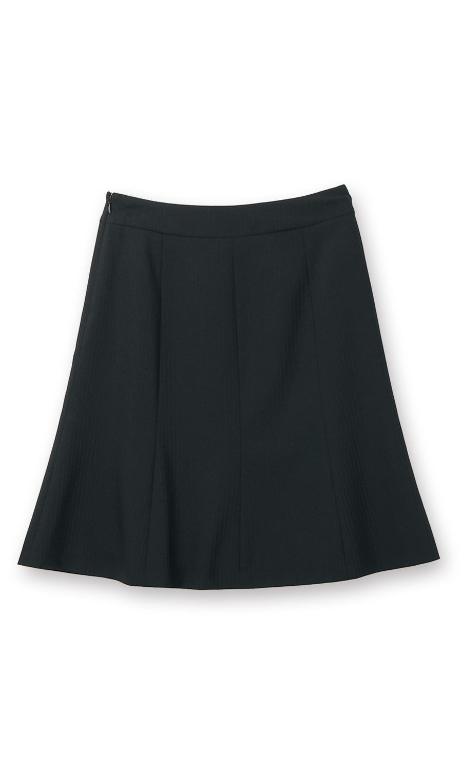 【訳アリ商品】フレアスカート【セットアップ着用可】 ブラック 7号