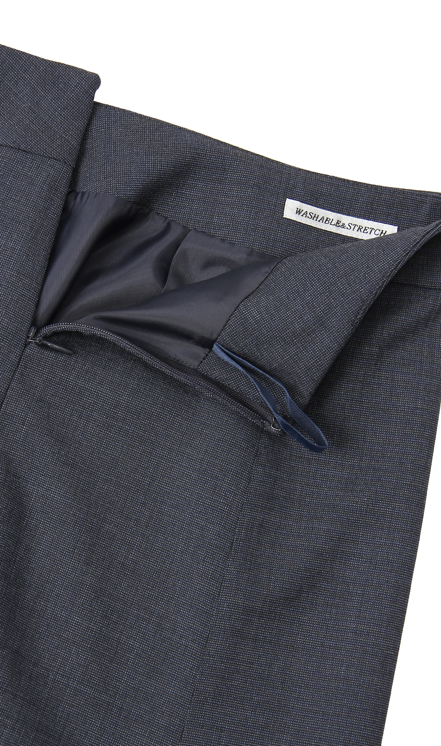 【訳アリ商品】フレアスカート【セットアップ着用可】 ネイビー 9号