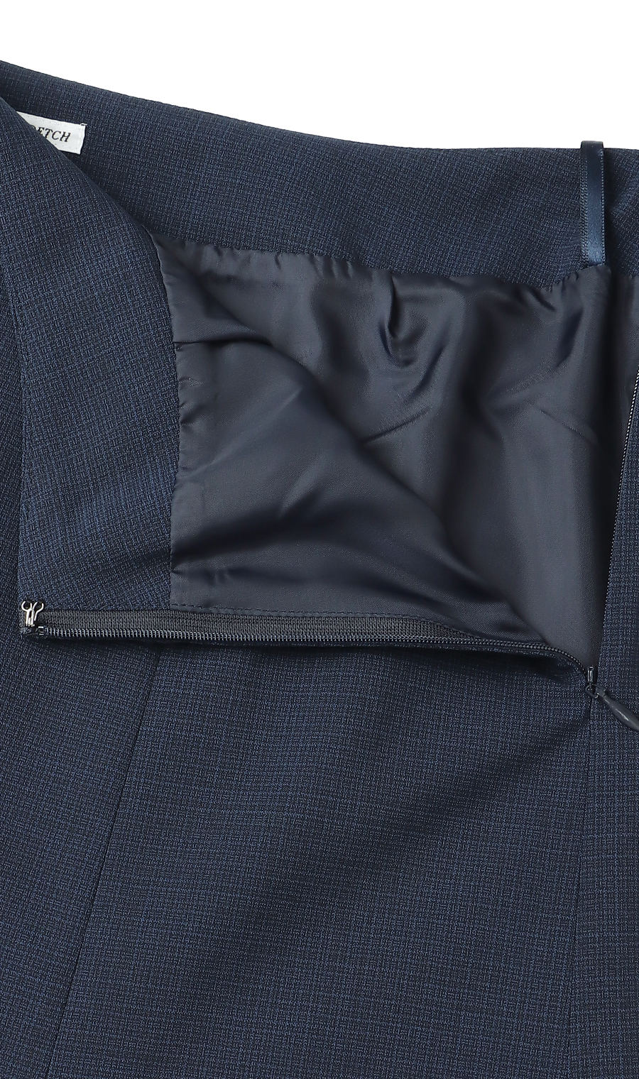 【訳アリ商品】フレアスカート ネイビー 5号