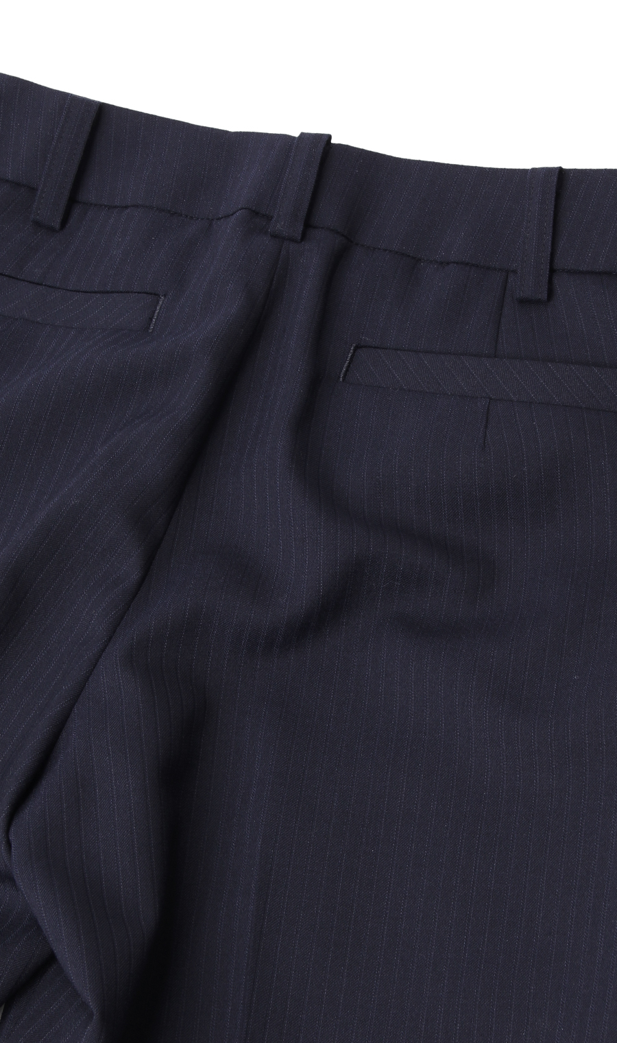 【訳アリ商品】セミフレアパンツ【セットアップ着用可】 ネイビー 7号