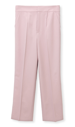 【訳アリ商品】太めテーパードパンツ【裾上げ済み】