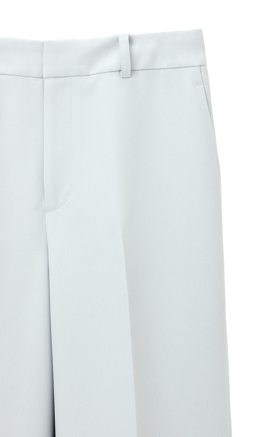 【訳アリ商品】ワイドパンツ【裾上げ済み】 ブルー SS