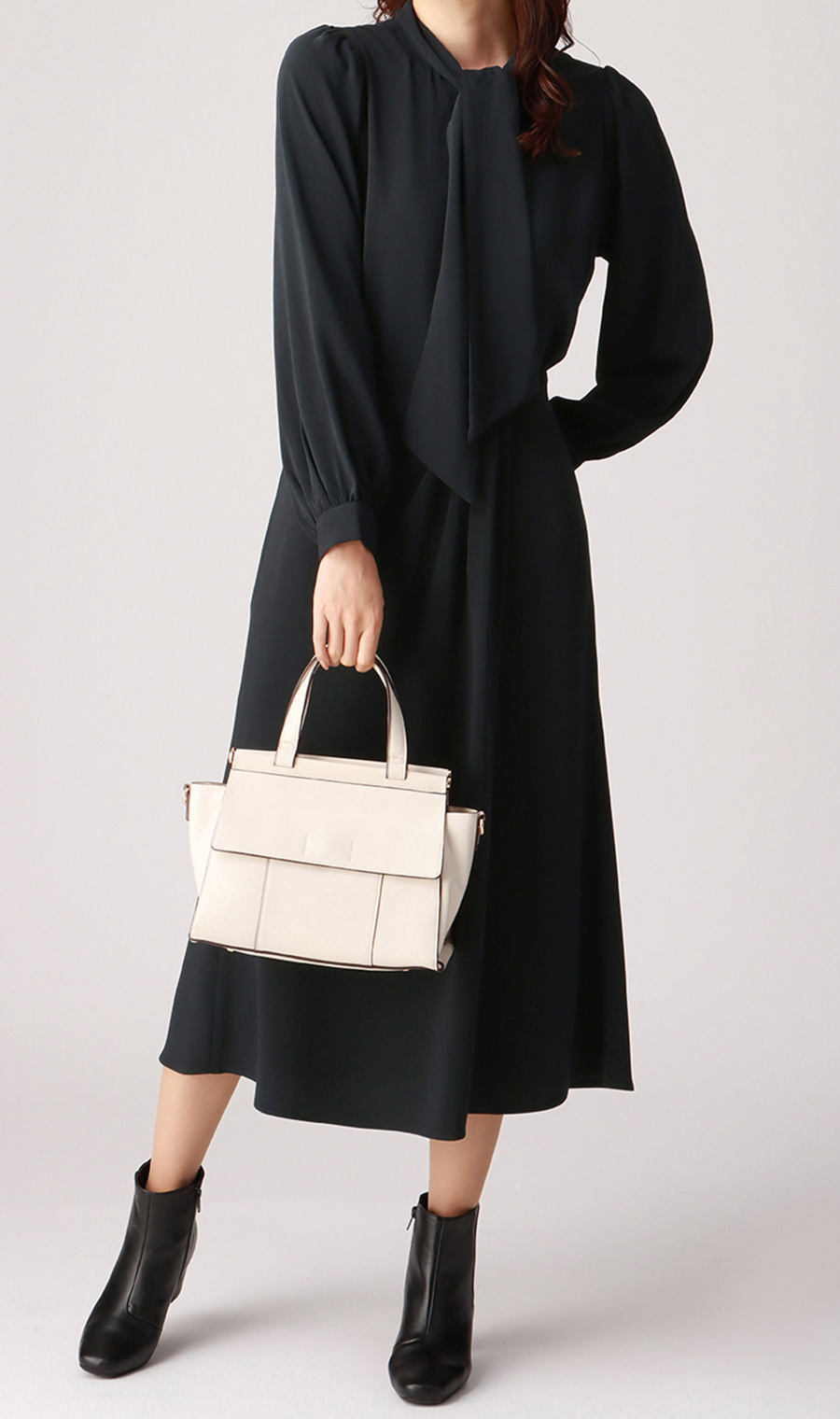 【訳アリ商品】アシメタックスカート【ウォッシャブル】 ネイビー S