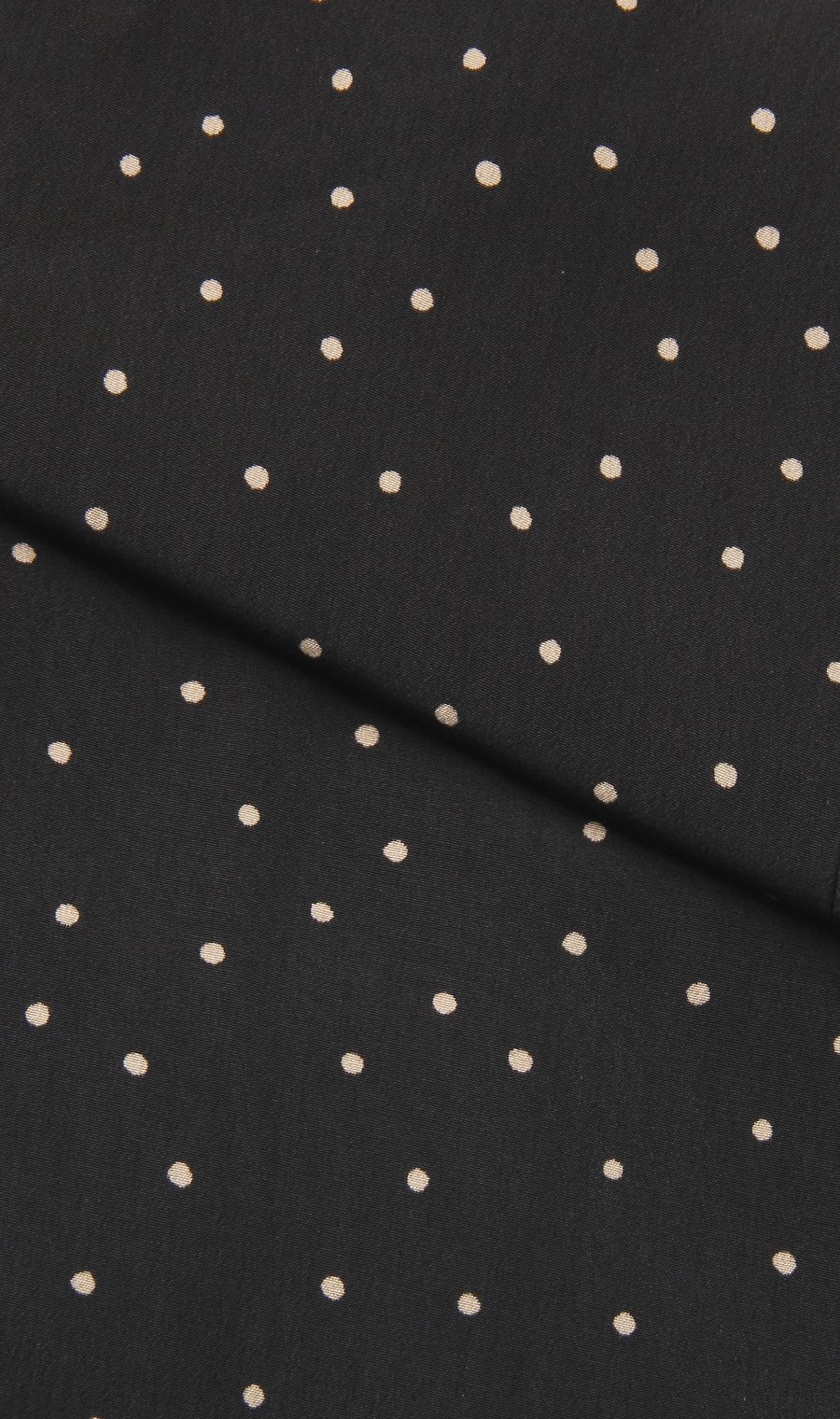 【訳アリ商品】ドットプリントマーメイドスカート【ウォッシャブル】 ブラック M