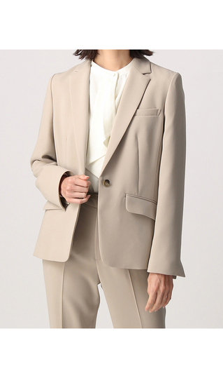 【訳アリ商品】1ボタンテーラードジャケット【セットアップ着用可】