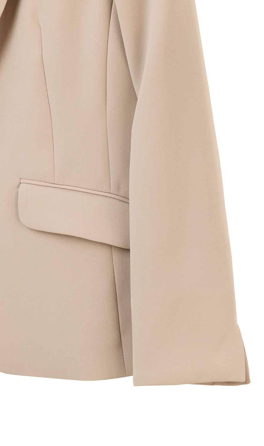 【訳アリ商品】1ボタンテーラードジャケット【セットアップ着用可】 ベージュ 11号