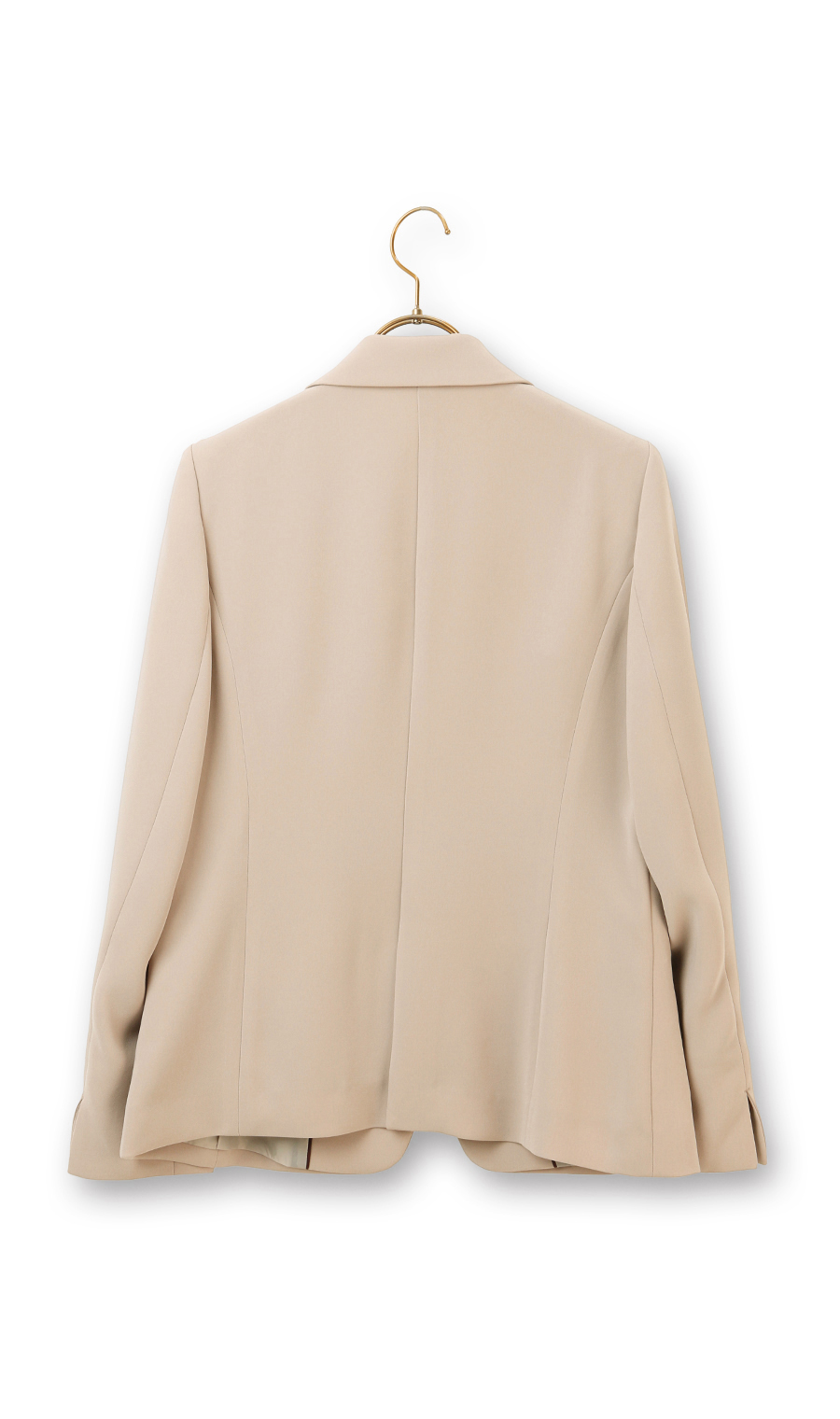 【訳アリ商品】1ボタンテーラードジャケット【セットアップ着用可】 ベージュ 11号