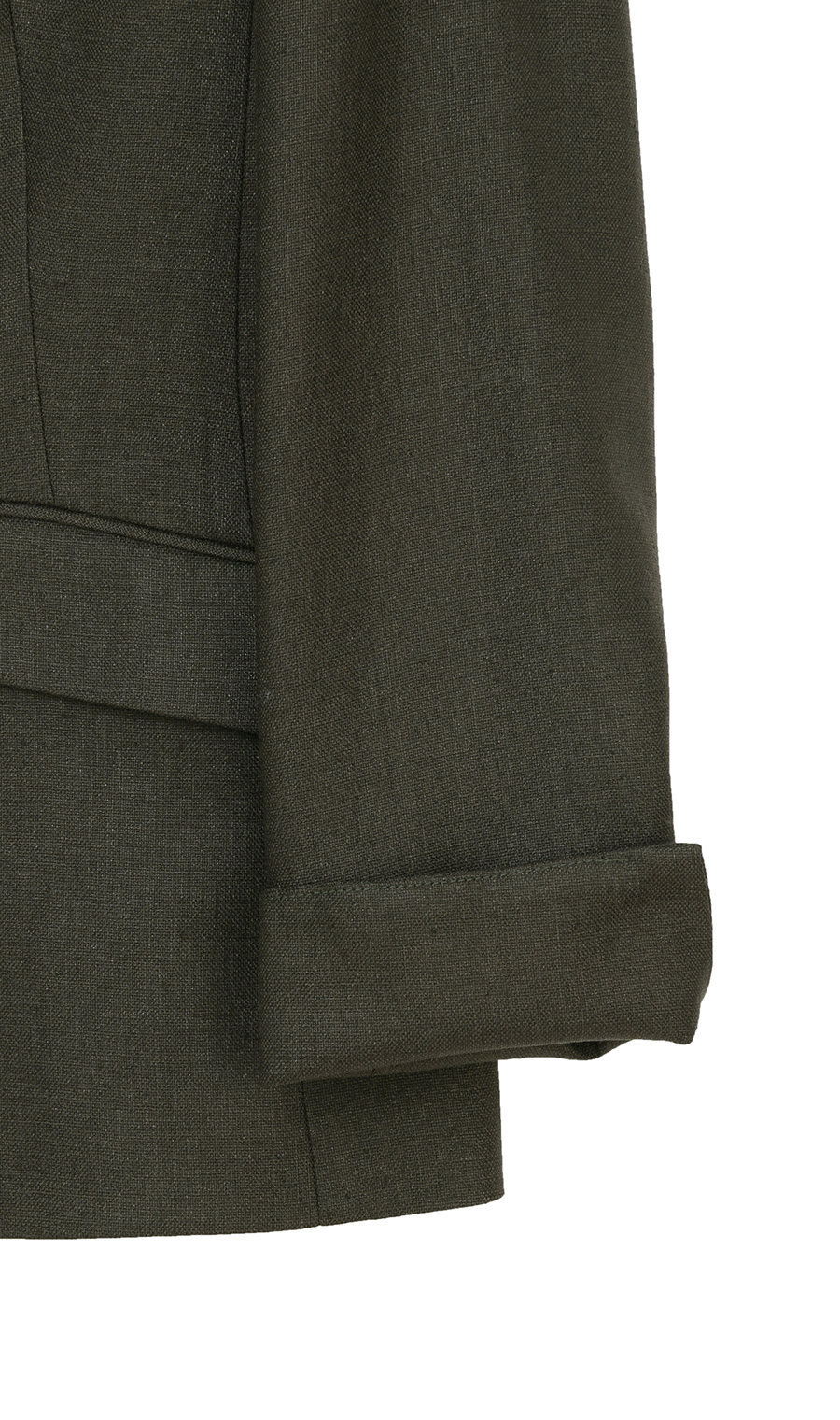 【訳アリ商品】2ボタンダブルジャケット【セットアップ着用可】 グリーン 7号