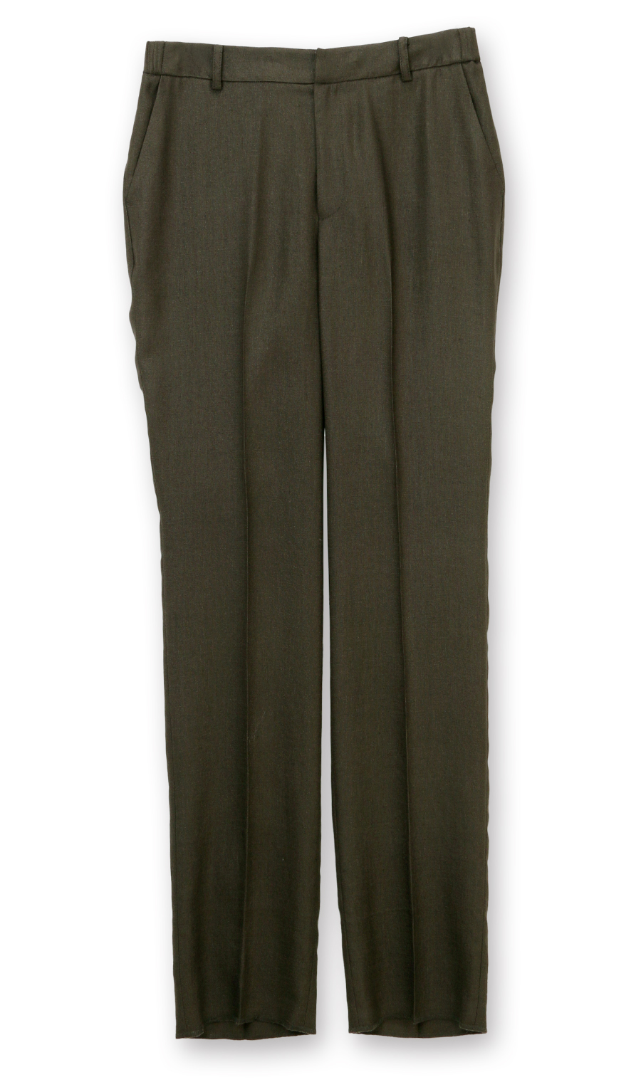 【訳アリ商品】ストレートパンツ【セットアップ着用可】 グリーン 7号