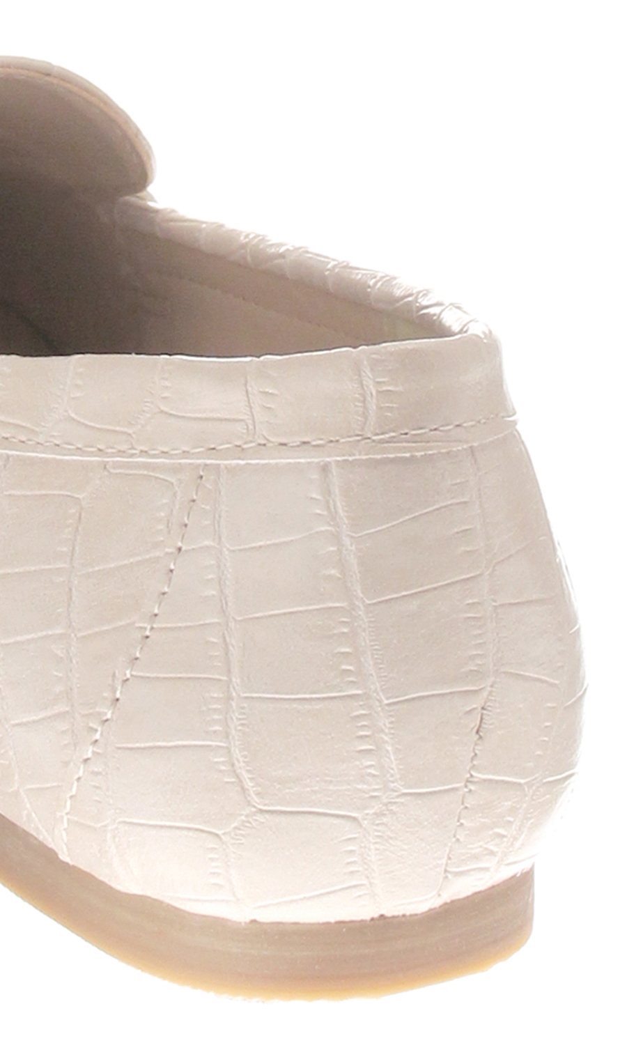 フラットローファー《スクエア》 ベージュ 22.5cm