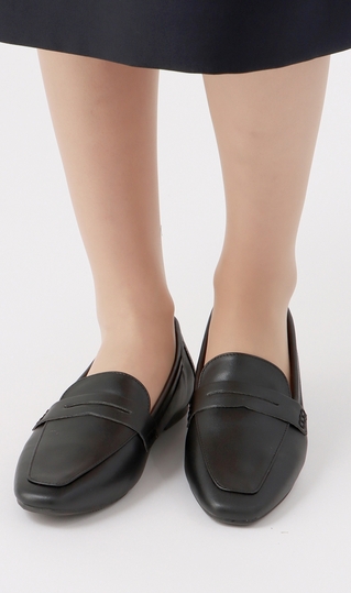 フラットローファー《スクエア》