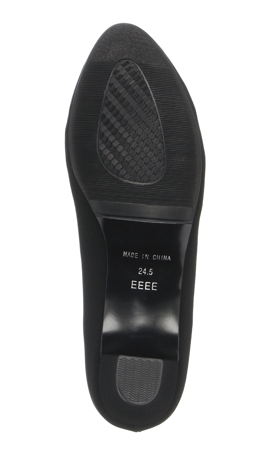 ラウンドトゥパンプス【4E】 ブラック 22.5cm