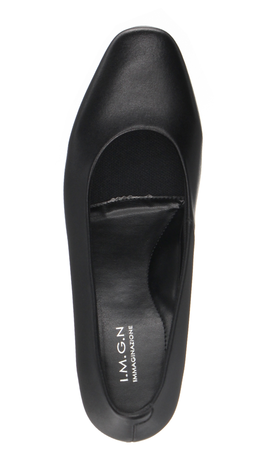 ラウンドトゥパンプス【3E】 ブラック 24.0cm