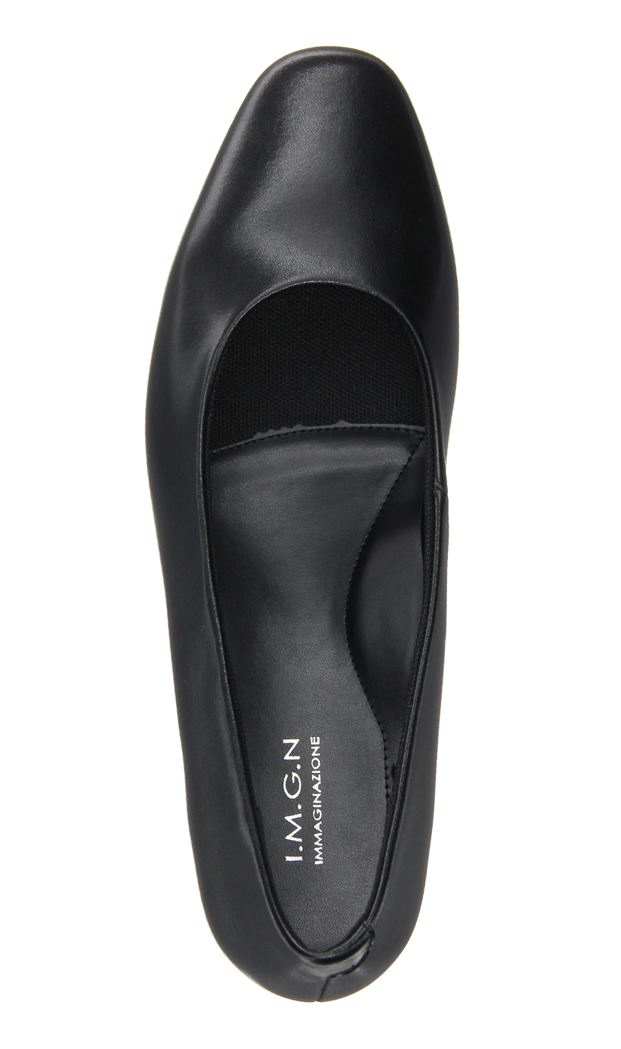 ラウンドトゥパンプス【3E】 ブラック 22.0cm