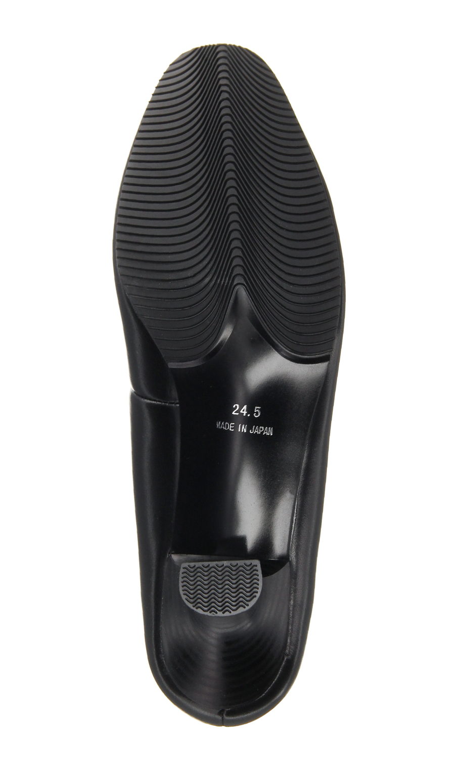 ラウンドトゥパンプス【3E】 ブラック 22.0cm