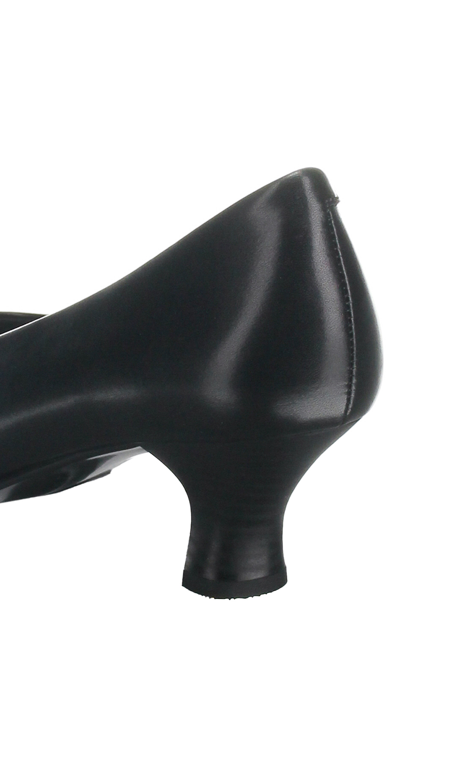 ラウンドトゥパンプス【3E】 ブラック 22.0cm