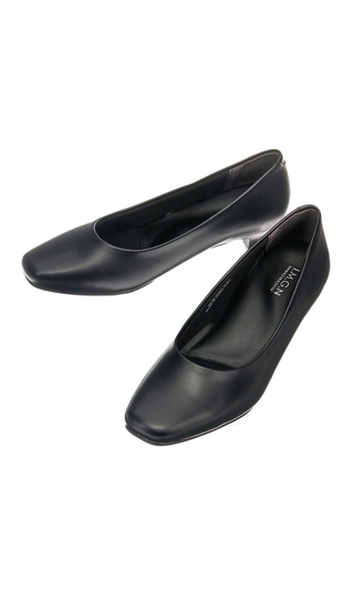 ■スクエアトゥパンプス【3E】