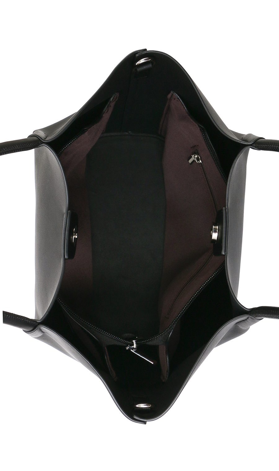 スムースミニトートバッグ【ショルダーベルト付き】 ブラック 0