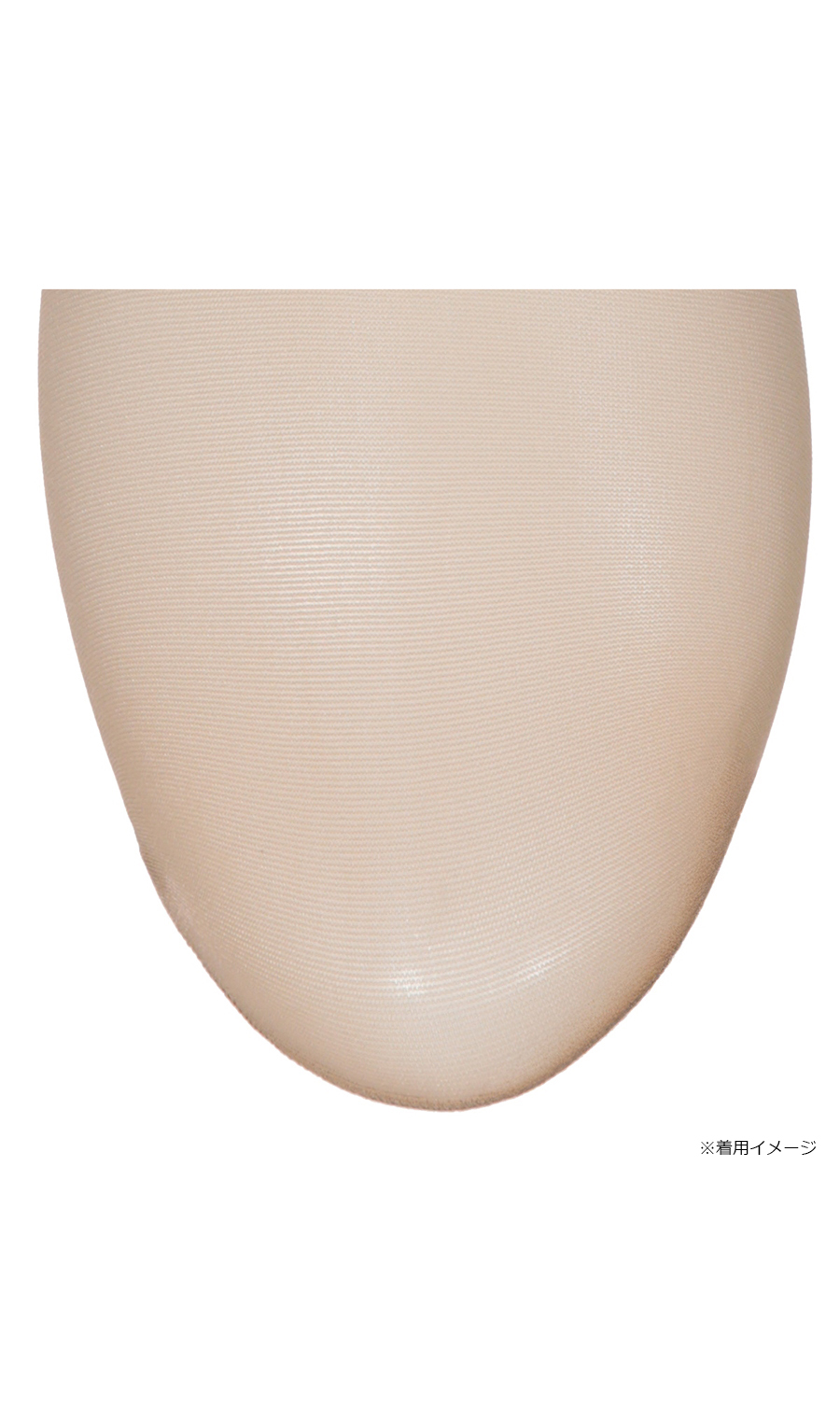 ■ムレにくいパンティ部レスストッキング【ブラック】【Atsugi】【WEB限定】 ブラック M