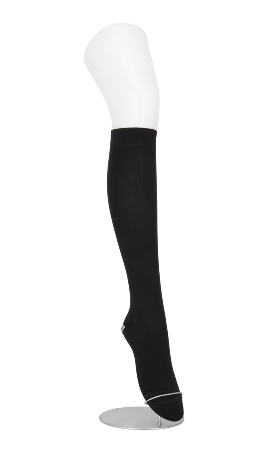 ■着圧ハイソックス スルッと着圧【足首18hPa】【Atsugi】【WEB限定】 ブラック M