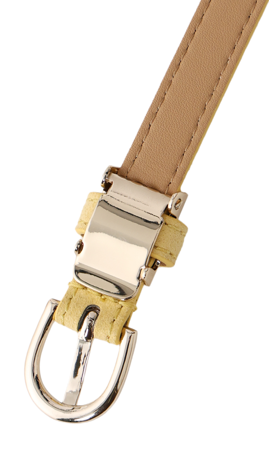 レディースベルト【ピンバックル式】 イエロー 0