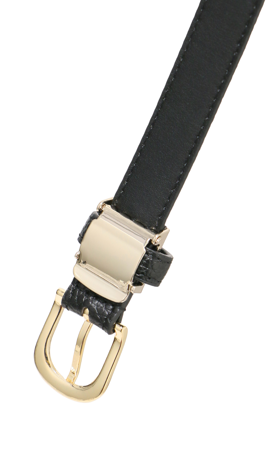 レディースベルト【ピンバックル式】 ブラック 0