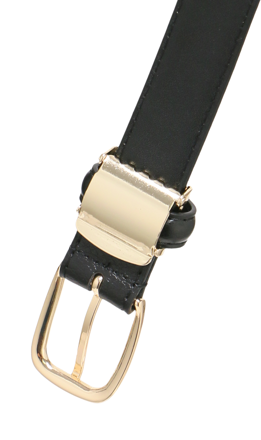 レディースベルト【ピンバックル式】【ロングサイズ】 ブラック 1