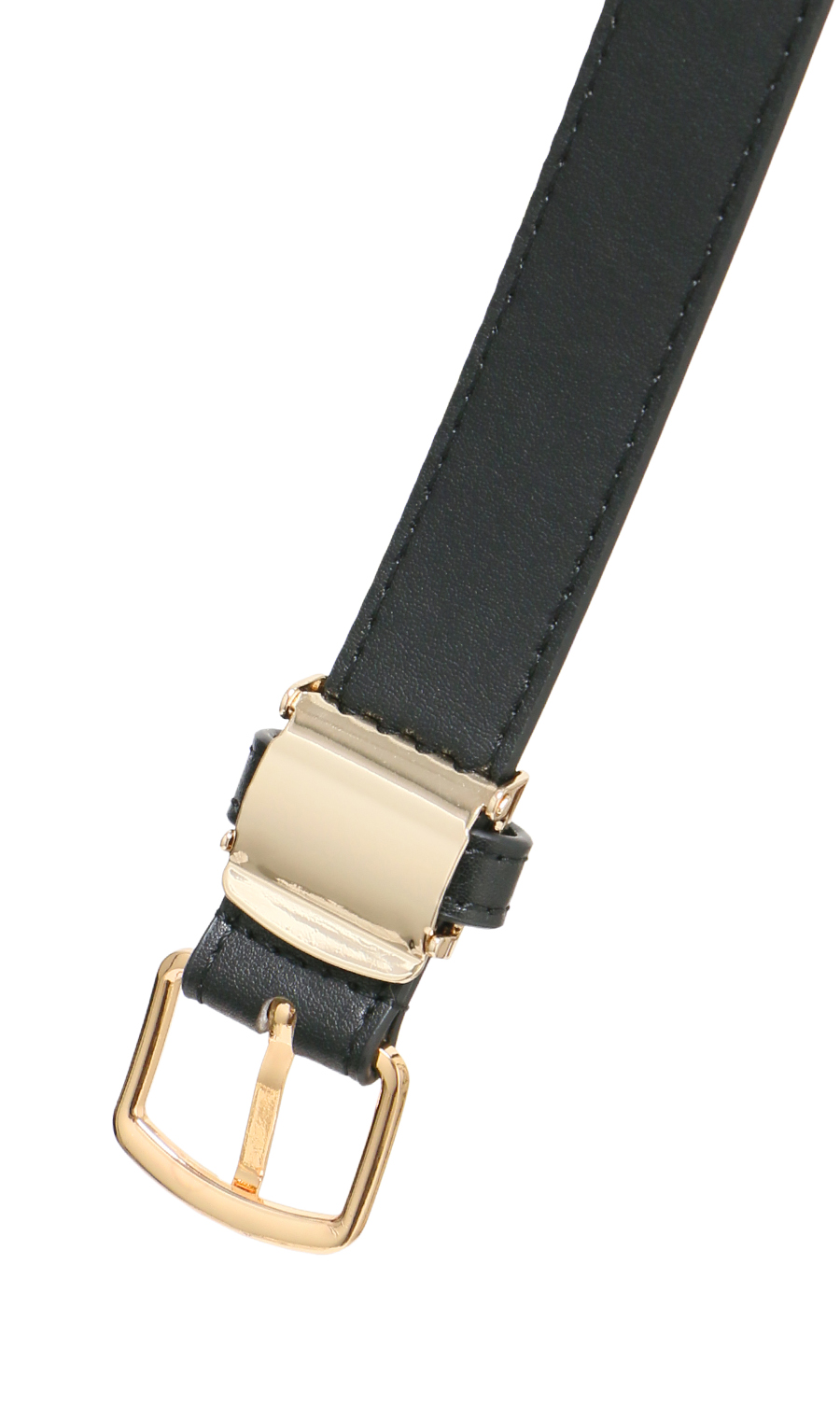 レディースベルト【ピンバックル式】 ブラック 0